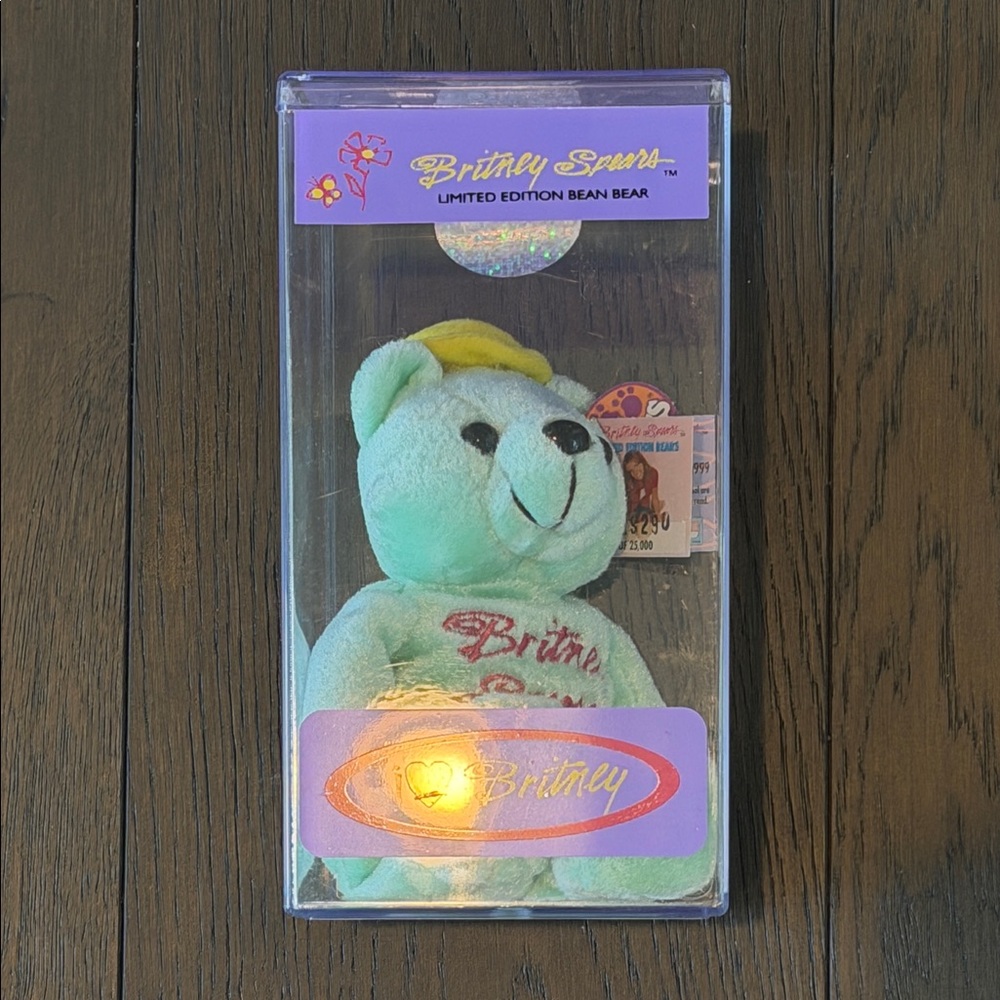 Britney Spears Limited Edition Bean Bear - Mint Green